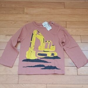 The Children's Place Brown and Yellow Long Sleeve Tees